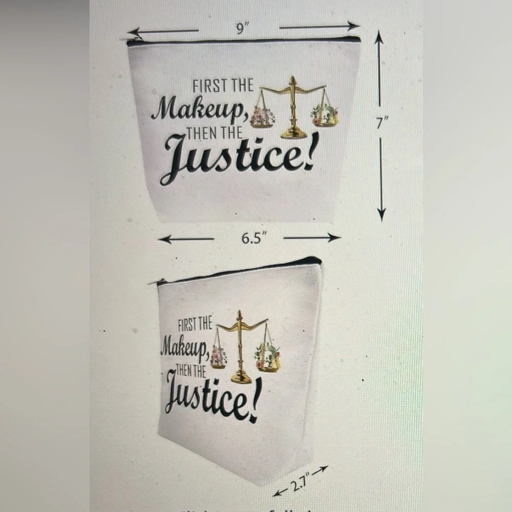 Best Lawyer Ever Cosmetic Bag – Funny Lawyer Gift for Women – New in Package